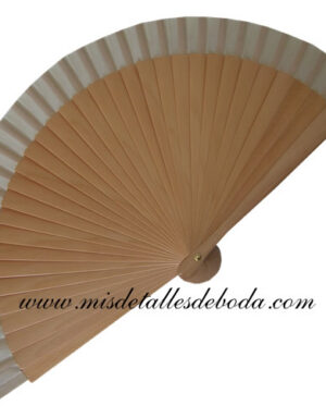 Abanico barnizado 16cm