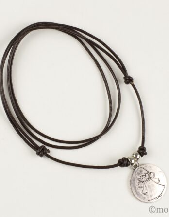 Colgante angel con cordón de cuerdo