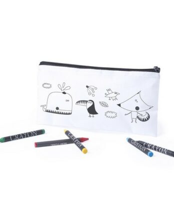 Estuche para colorear con 5 ceras de colores