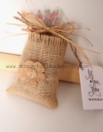 Saquito delicado con chocolatinas