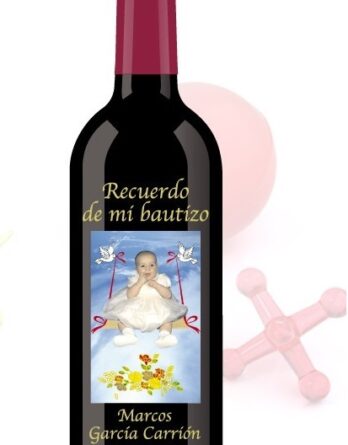 Mini botellas vino personalizada Cáliz comunión – Mis Detalles de Boda
