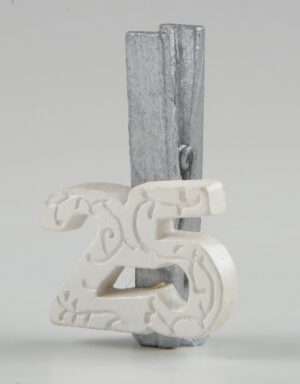 Pinza 25 aniversario bodas de plata