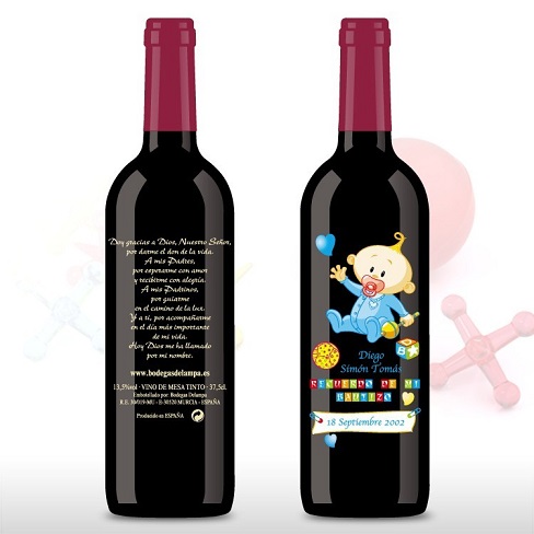 Botella de Vino Personalizada