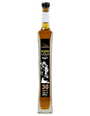 Mini botellas vino moscatel etiqueta personalizada