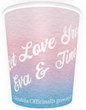 Kit cultivo en vaso personalizado caléndula