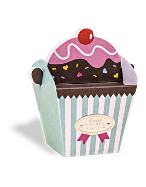 Cajita de cartón Cupcake