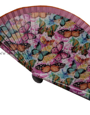 Abanico mariposas 23cm