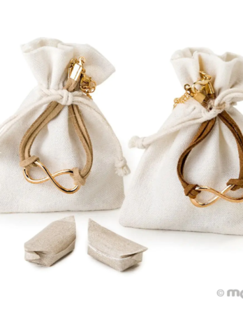 Pulsera amor infinito con bolsita y caramelos